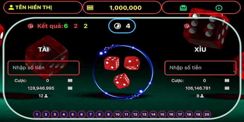Tìm hiểu một số cách đặt cược trong tài xỉu online